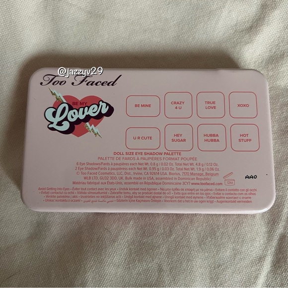 💘Too Faced Be My Lover Mini Eyeshadow Palette💘 - Picture 5 of 5
